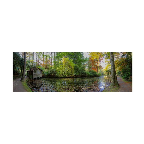 Millwood Pines Boathouse On Canvas by Wayne Bradbury Photography Canvas